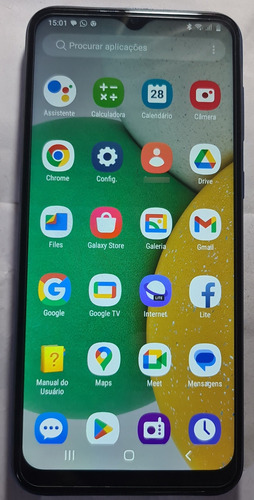 265 Galaxy A03 Core 32gb Parece Novo 10x S/juros Só Hoje Azul (Usado)