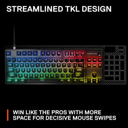 Steelseries Apex 9 Tkl - Teclado De Juego Mecánico - Interru