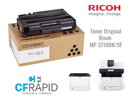 Imagen 3 de 8 de Toner Original Ricoh Sp 3710 Sf/3710 Dn 408284