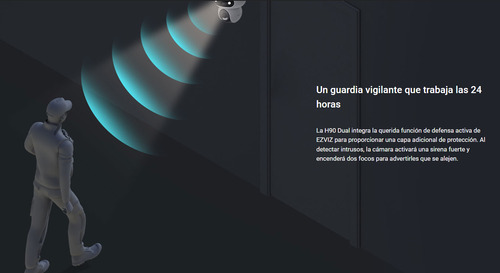 Cámara Seguridad Ezviz Exterior Wifi Doble Lente Motorizada