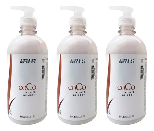 Emulsión Nutritiva Coco 3 Biobellus 400ml Dosificador