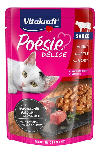 Vitakraft Cat Snack Poesi Delice Sabor Carne 85gr. Np