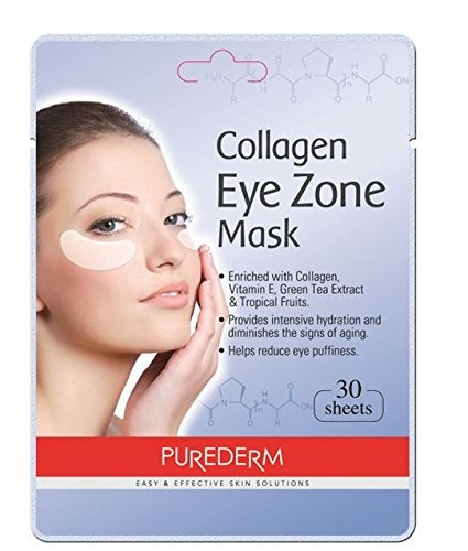 Deluxe Collagen Eye Mask Collagen Pads Para Mujeres De Pured