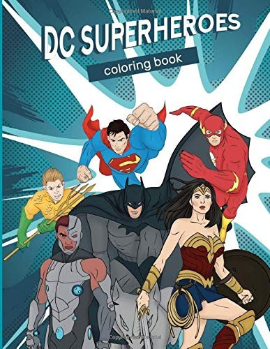 Dc Superheroes Coloring Book Justice League Coloring Book Wo