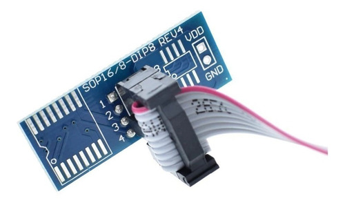 Imagen 2 de 8 de Pinza De Prueba Eeprom Soic8 Sop8 93cxx / 25cxx / 24cxx Soic