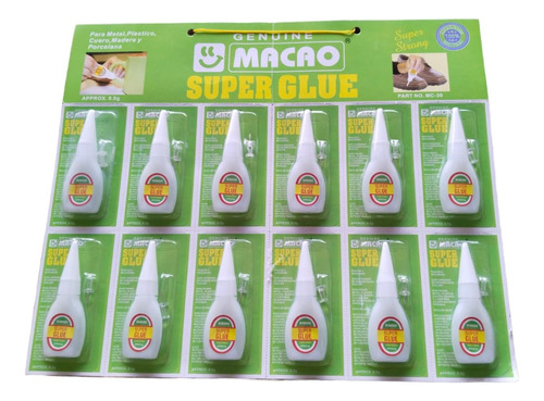 Pegante Instantáneo Astro Glue Macao X 12 Unidades 