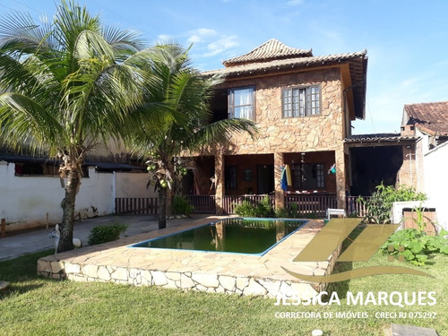Imagem 8 de 14 de Casa 2 Quartos, Área Gourmet E Piscina Em Unamar - Cf - P01