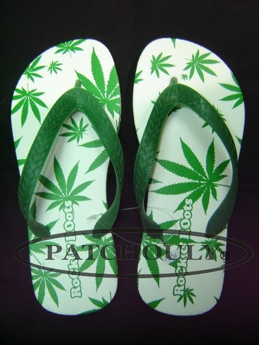 Imagen 2 de 3 de Ojotas Sandalias Rasta Reggae Jamaica Rock & Roots T. 35/36