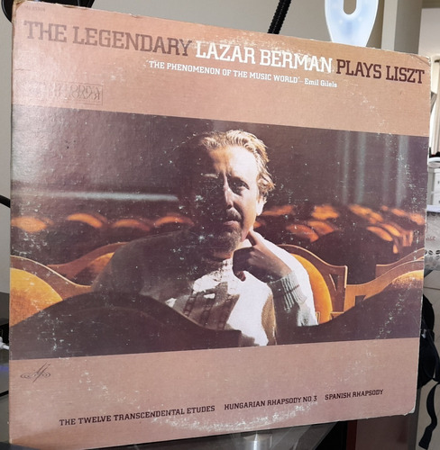 Liszt Disco Vinilo The Legendary Lazar Berman Plays Liszt