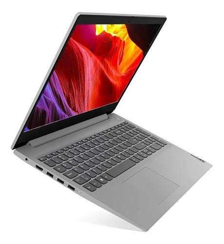 Notebook Lenovo IdeaPad 3i prata 15.6", Intel Core i7 10510U  8GB de RAM 256GB SSD, NVIDIA GeForce MX330 1366x768px Linux