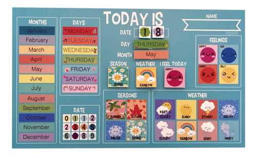 Calendario De Aprendizaje Con Ilustraciones Para Niños
