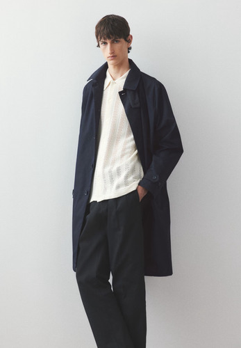 Gabardina Ligera Talla M H&m Nueva Con Msi