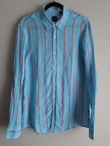 Camisa Hugo Boss De Lino L