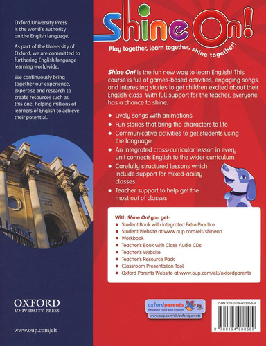 Imagen 2 de 2 de Shine On 2 - Student´s Book And Extra Practice - Oxford