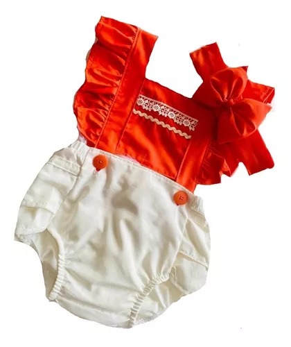 Jardineira Romper Roupa De Bebe Body Mesversario Moana Baby