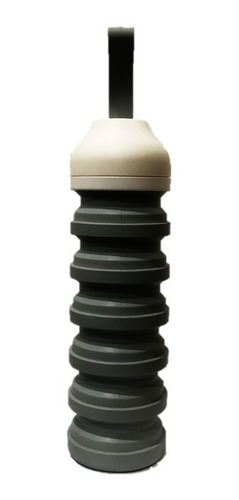 Imagen 2 de 4 de Botella Vaso Plegable Silicón Cilindro Ecológico 500ml