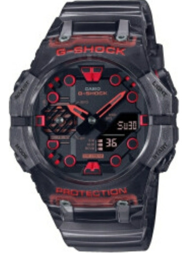 Reloj Casio G-shock Modelo Ga-b001 Negro Transparente