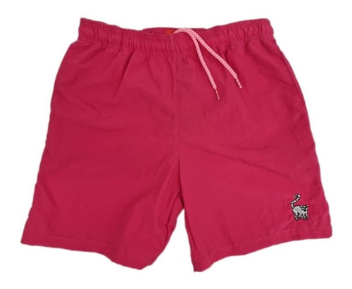 Short Playa Piscina Camping Fucsia Infantil Impermeable 