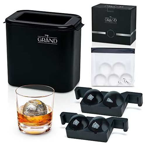 7grand Premium Clear Ice Ball Maker - Molde De Hielo Transpa