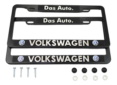 Porta Placas Volkswagen Auto Camioneta Letras Cromo Vw Pijas