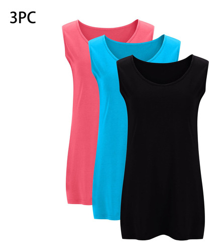 2024 Jersey Sin Mangas A La Moda Para Mujer, Talla Grande,