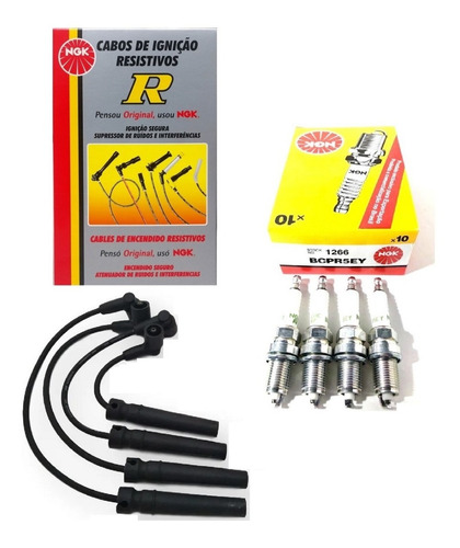 Kit Juego Cables Y Bujías  Chevrolet Aveo Original Ngk