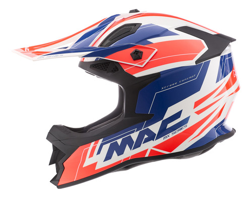 Casco Moto Cross Mac Virtus Sharp Simil 470 Ls2 Md Cts