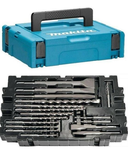 Mechas Y Cinceles Sds Plus Maletín Apilable 17 Pzs Makita