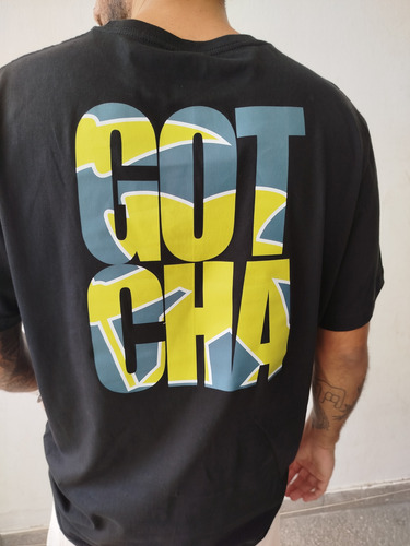Remera Hombre Gotcha Backside Talles S Al 2xl Manga Corta