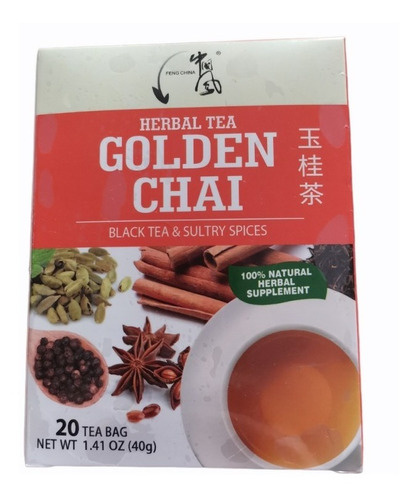 Té Golden Chai 20 Bolsitas