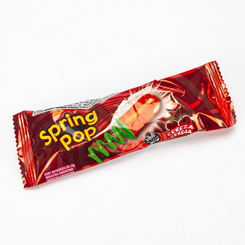 Imagen 2 de 5 de Oferta Del Dia Dulce Sabor A Frutas Spring Pop 14 Gr Topps A