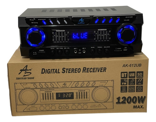 Amplificador Planta American Sound 1200watts 