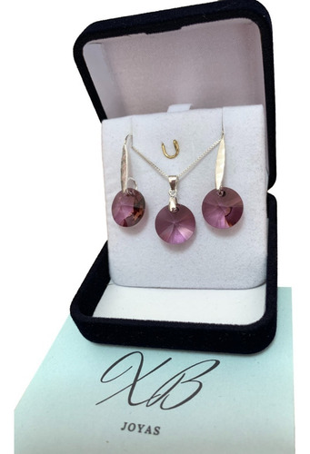 Joyas Fabricada Con Cristal De Swarovsk Elements Conjunto R