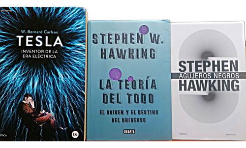 Tesla Inventor, La Teoría Del Todo Y Agujeros Negros Pack X3 (Usado)