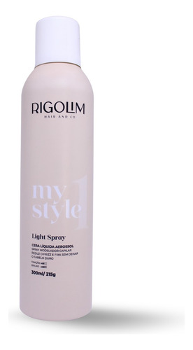 Cera Líquida Rigolim Light Spray Modelador 200ml Antifrizz
