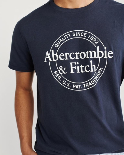 Abercrombie & Fitch Cuello Redondo Impresa 123-238-2551-100