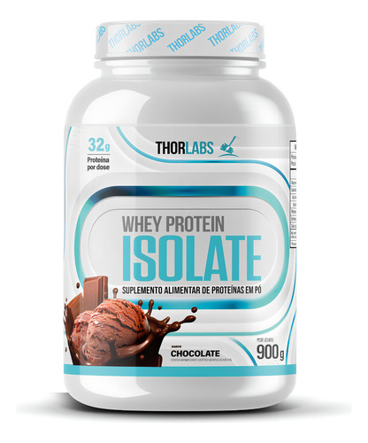 Whey Protein Isolate Pote 900g - Thorlabs Chocolate