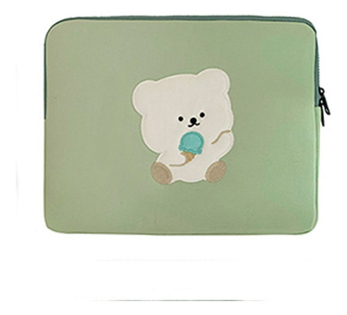 Bolsa Para Portátil Cute Bear, Bolsa Para Tableta, Práctica,