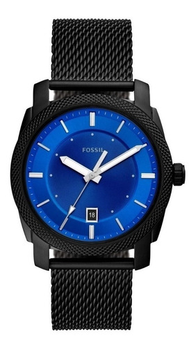 Reloj Fossil Machine Fs5694 Negro-azul De Caballero