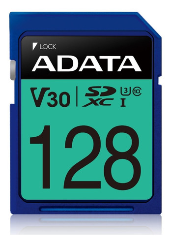 Imagen 2 de 2 de Memoria Sd Adata 128gb Premier Pro Sdxc Uhs-i U3 Video En 4k