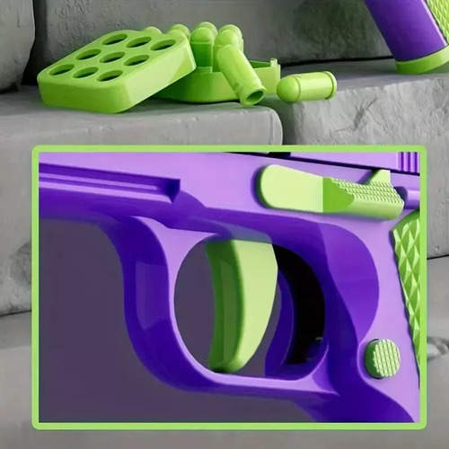 Pistola Colt 1911 Fidget Antistress Carrot 3d