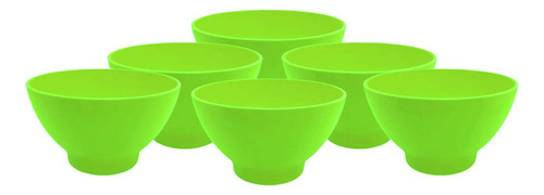 Bowl Coza Cuenco 500 Ml Plastico De Calidad Premium X6 Color Verde