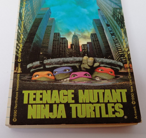 Libreta De Notas Tmnt 1990 Tortugas Ninja 80s 90s Memo Book