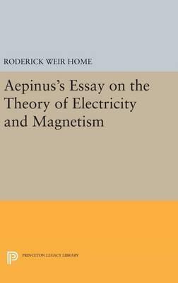 Libro Aepinus's Essay On The Theory Of Electricity And Ma...