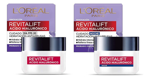 L'oreal Paris Kit Revitalift Cuidado Facial: Crema De Dia Y 