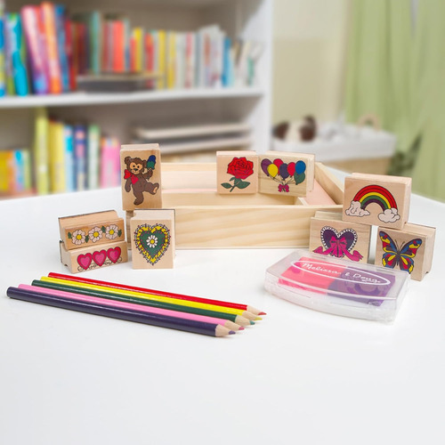 Melissa & Doug Set Sellos De Amistad Juego Arte Didáctico