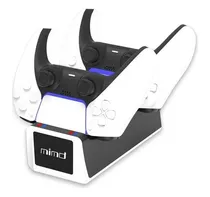 Comprar Cargador Rápido Base Dual Para Joysticks Ps5 Led Usb