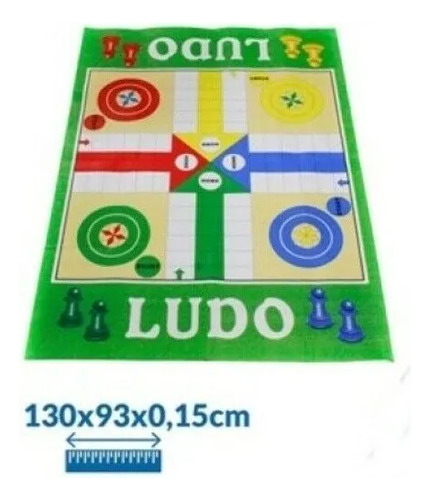Juego Ludo Mega Gigante Xl 130x93 Cm Escarbar Juego Parchis