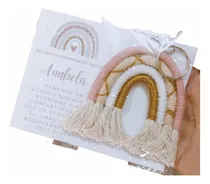 Comprar Llavero Arcoíris Macramé Souvenir X12 Unidades