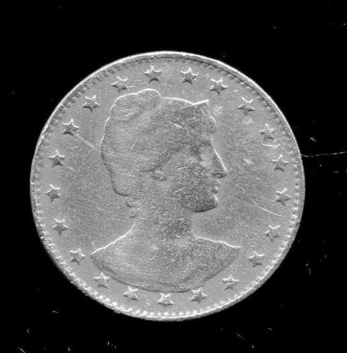 Moeda Brasil República 100 Réis 1901 Mcmi Níquel V54 - L.844